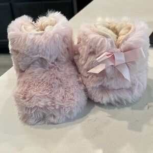 Pink Fuzzy Kids Uggs